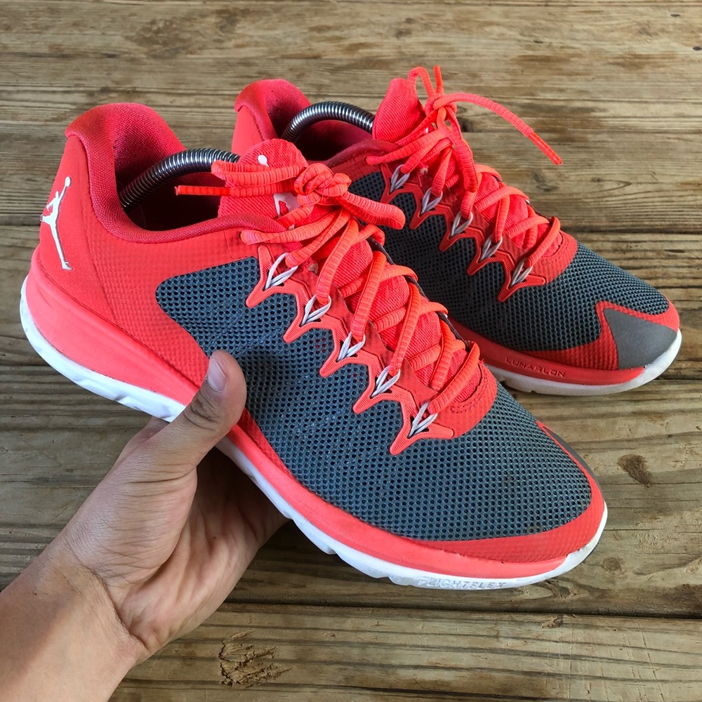 Infrared Gray Jordan Flight Runner 2
